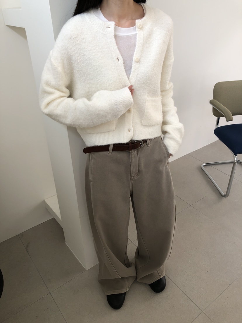 B_GARDER東大門㊣直郵女裝新款時尚人氣推薦熱賣針織衫口袋B.GARDER針織衫