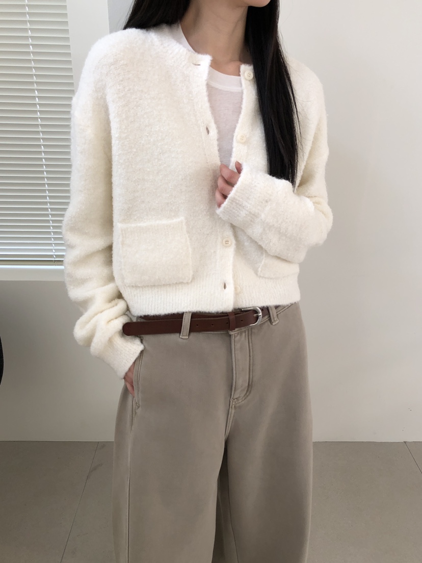 B_GARDER東大門㊣直郵女裝新款時尚人氣推薦熱賣針織衫口袋B.GARDER針織衫