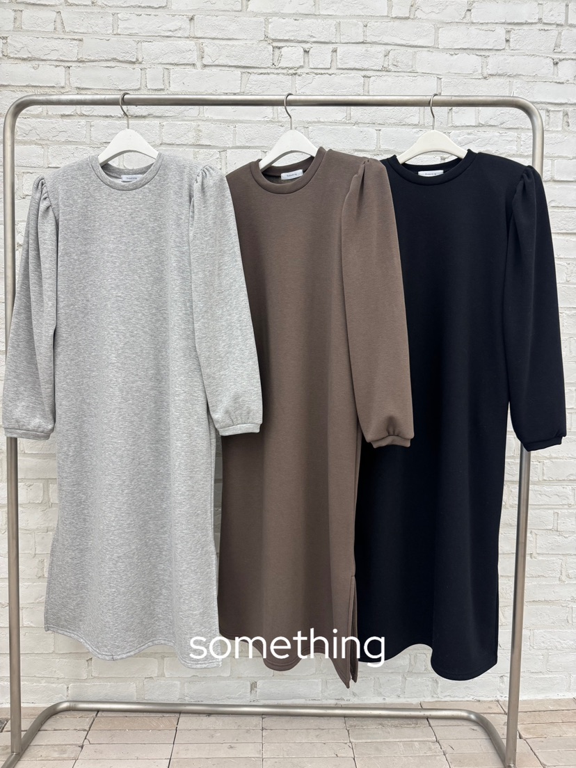 SOMETHING-L/FANCY韓國直郵㊣女士新品真品熱賣連衣裙加絨SOMETHING-L/FANCY連衣裙