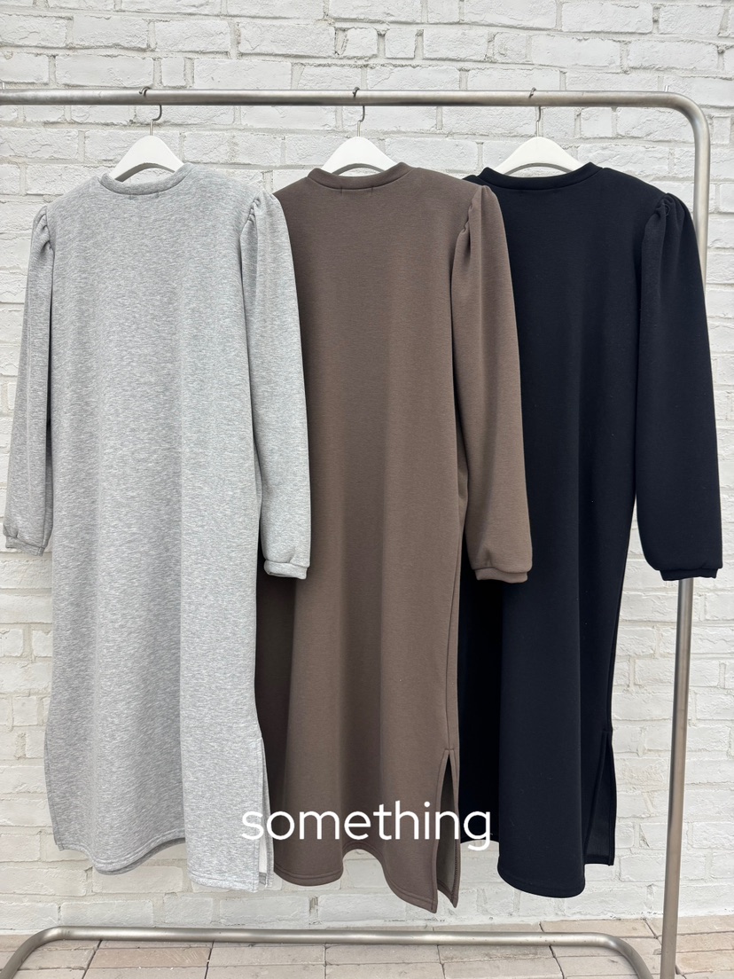 SOMETHING-L/FANCY韓國直郵㊣女士新品真品熱賣連衣裙加絨SOMETHING-L/FANCY連衣裙