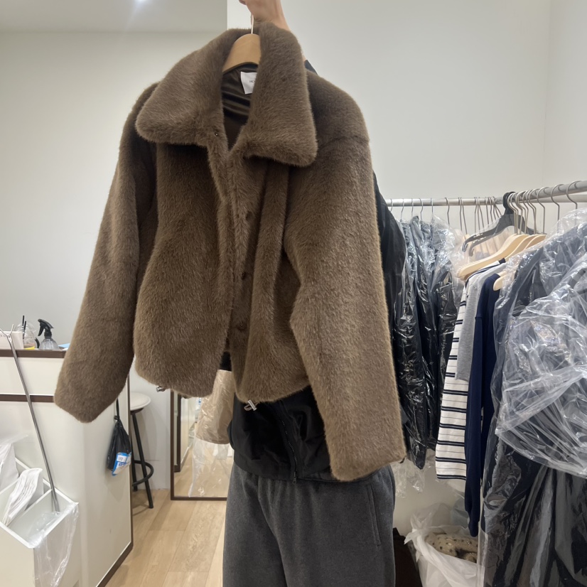 HOUSE OF/DE MERRY東大門㊣實拍女士新品休閑職業短款大衣HOUSE OF/DE MERRY短款大衣圖色1