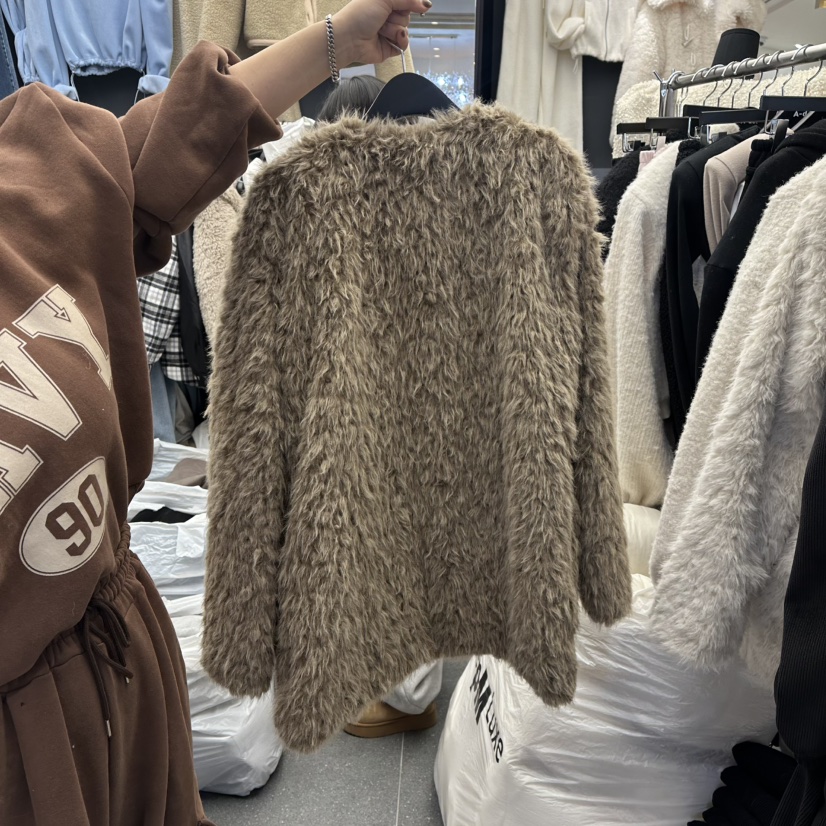 A-DEL韓國代購㊣女士新款推薦時尚人氣熱賣短款大衣不含內搭A-DEL短款大衣