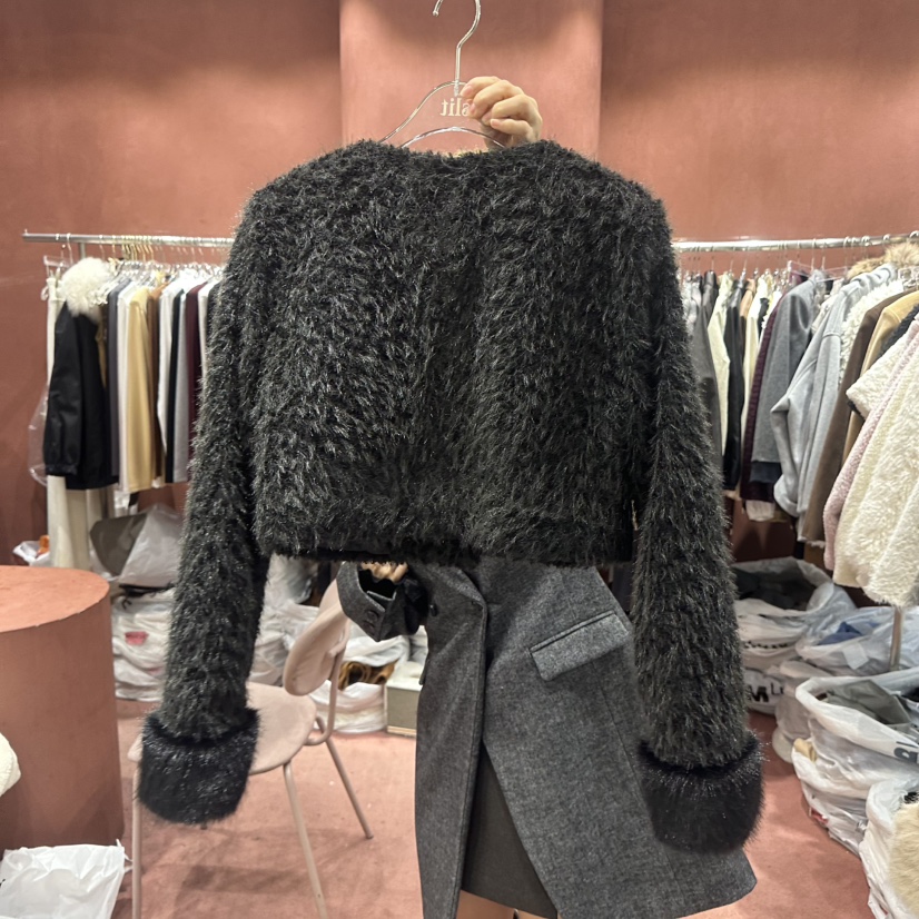 SLIT韓國代購㊣女士新品推薦25秋冬職業熱賣真品時尚夾克浣熊SLIT夾克