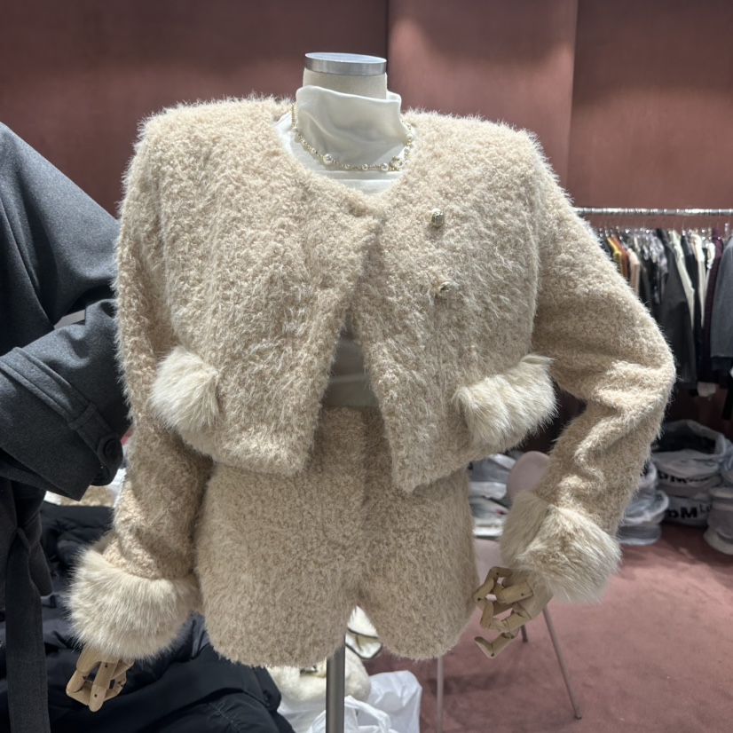 SLIT韓國代購㊣女士新品推薦25秋冬職業熱賣真品時尚夾克浣熊SLIT夾克圖色1