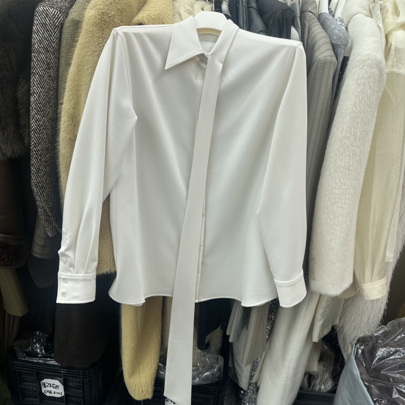 ONEBYTWO東大門㊣直郵女士新款熱賣休閑推薦襯衫蕾絲衫圍巾ONE BY TWO襯衫/蕾絲衫圖色1