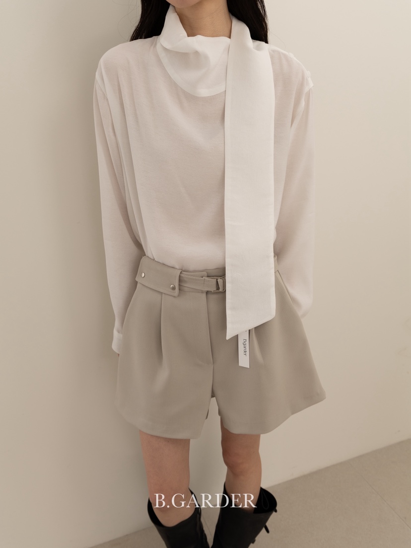 B_GARDER韓國代購㊣女裝新款時尚真品推薦25秋冬襯衫蕾絲衫B.GARDER襯衫/蕾絲衫