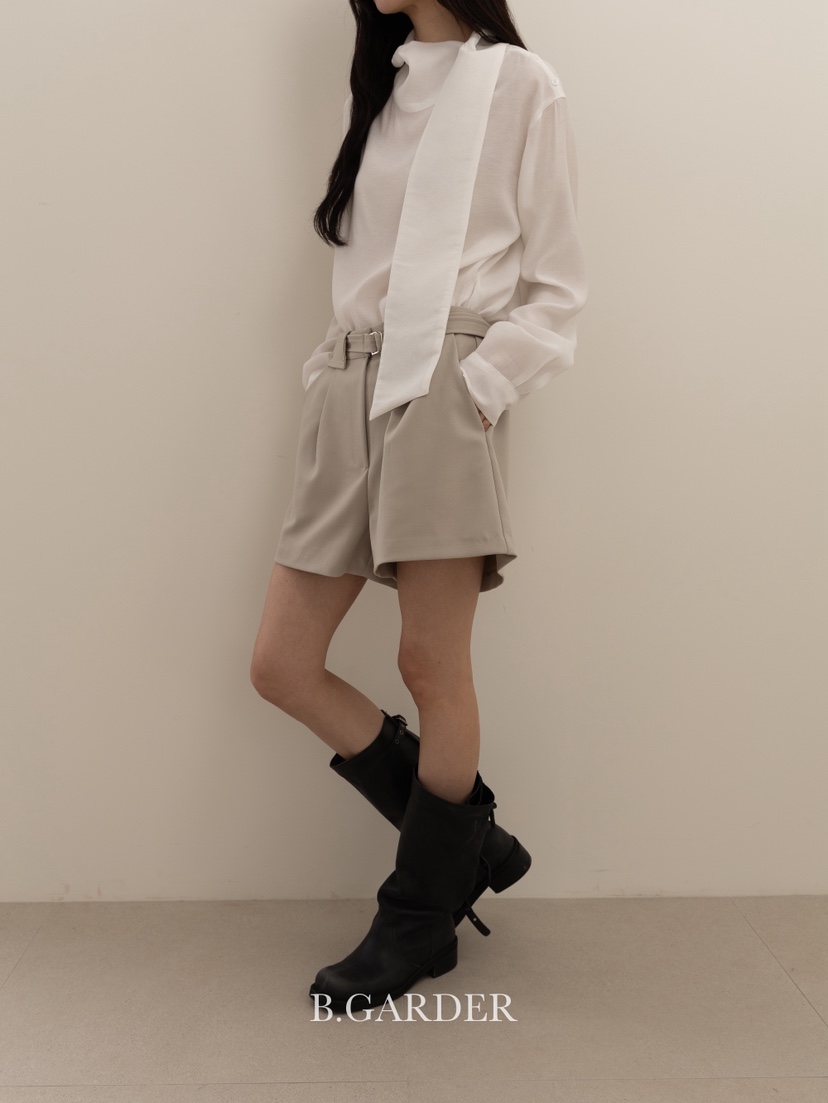 B_GARDER韓國代購㊣女裝新款時尚真品推薦25秋冬襯衫蕾絲衫B.GARDER襯衫/蕾絲衫