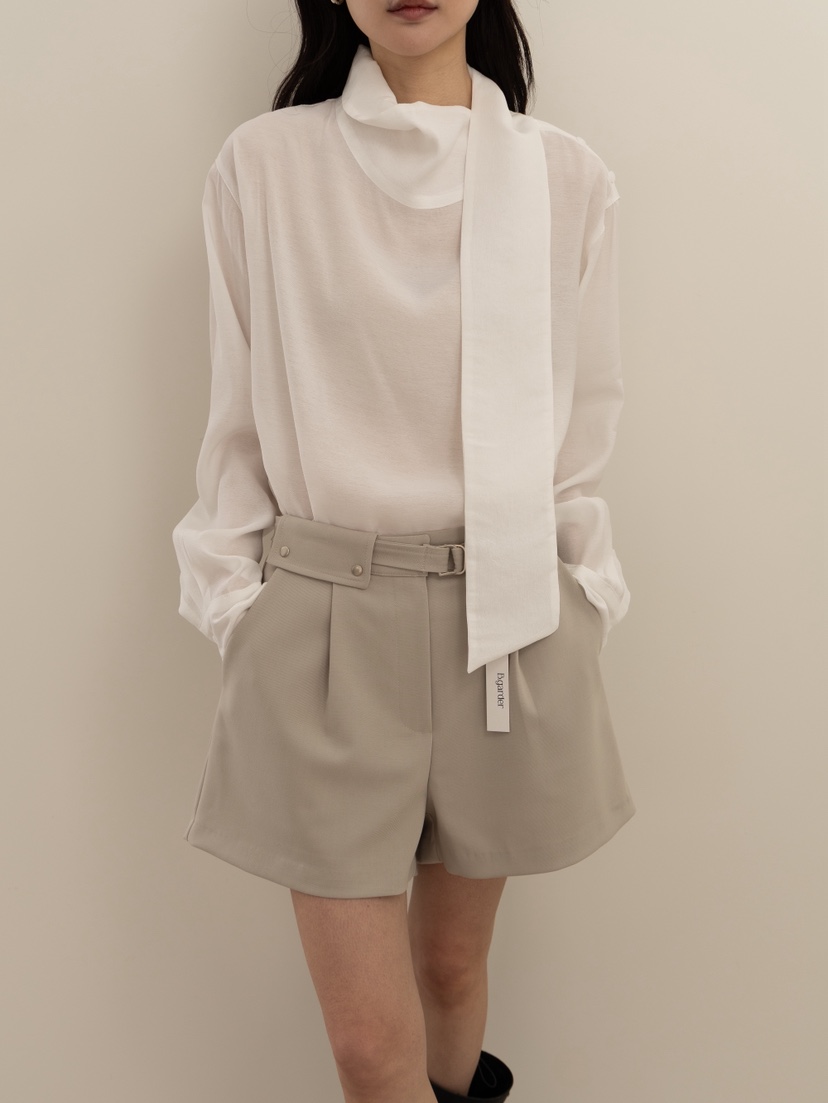 B_GARDER韓國代購㊣女裝新款時尚真品推薦25秋冬襯衫蕾絲衫B.GARDER襯衫/蕾絲衫