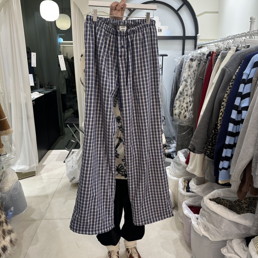 EGG IS東大門㊣直郵女裝新款職業休閑25秋冬熱賣休閑褲加絨EGG IS休閑褲圖色2