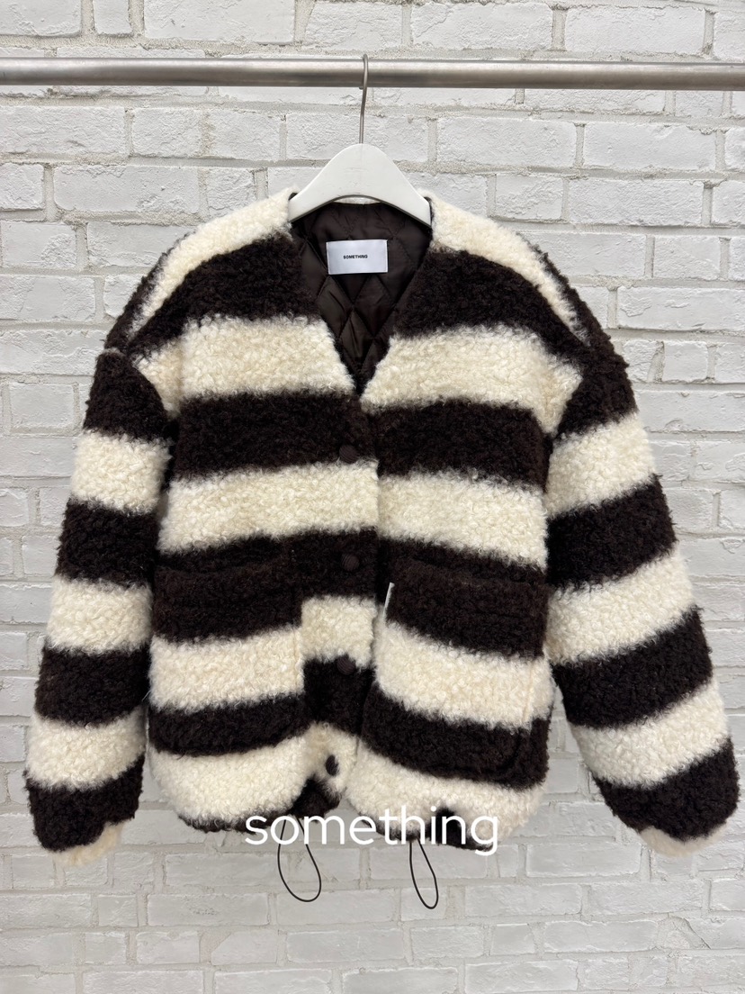 SOMETHING-L/FANCY韓國直郵㊣女裝新款推薦熱賣人氣25秋冬夾克SOMETHING-L/FANCY夾克圖色3