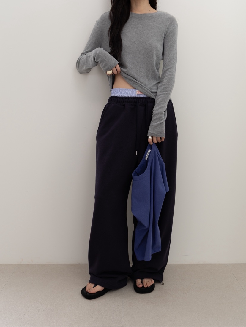 B_GARDER東大門㊣直郵女裝新款休閑熱賣職業人氣長袖T恤絲綢B.GARDER長袖T恤