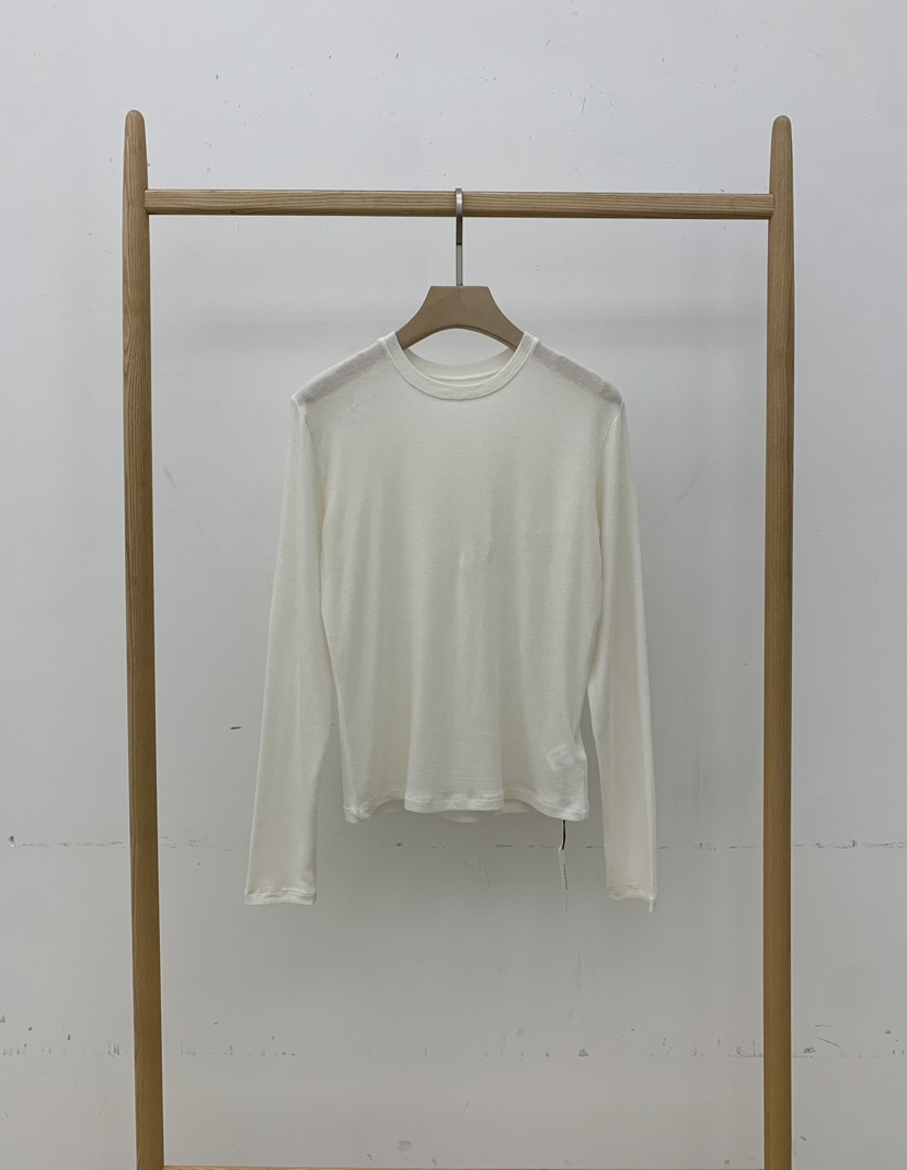 B_GARDER東大門㊣直郵女裝新款休閑熱賣職業人氣長袖T恤絲綢B.GARDER長袖T恤圖色1