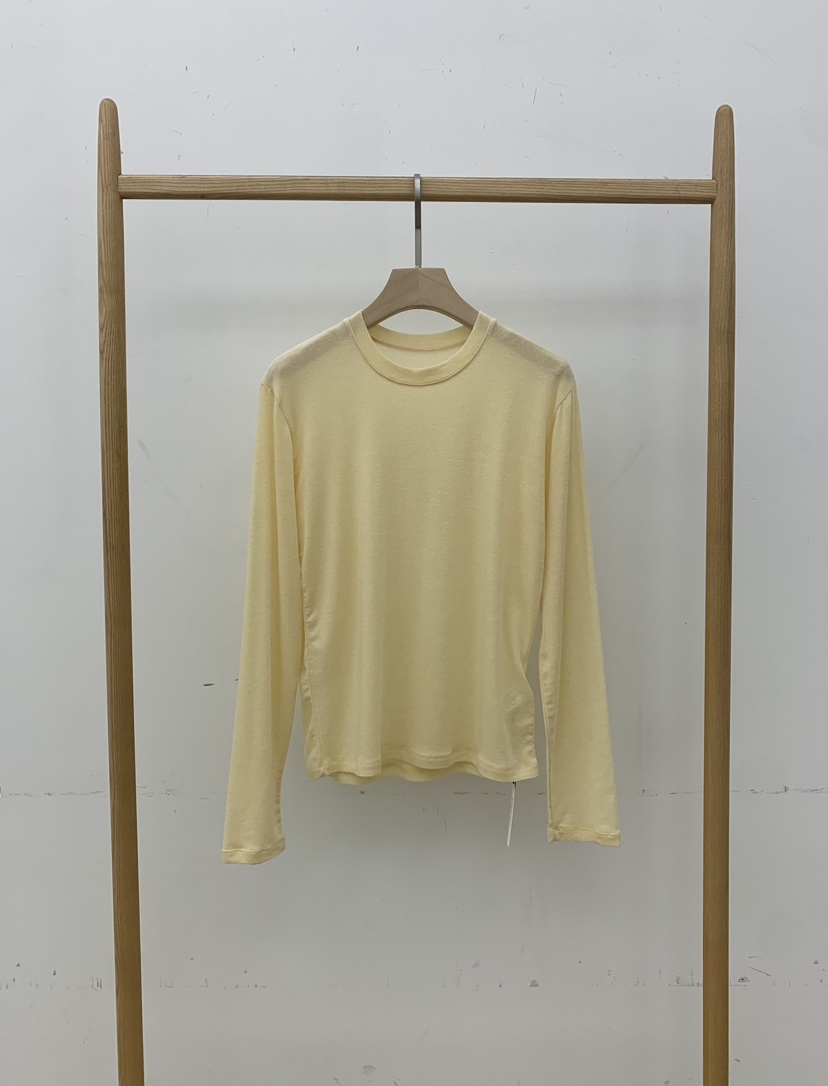 B_GARDER東大門㊣直郵女裝新款休閑熱賣職業人氣長袖T恤絲綢B.GARDER長袖T恤圖色2