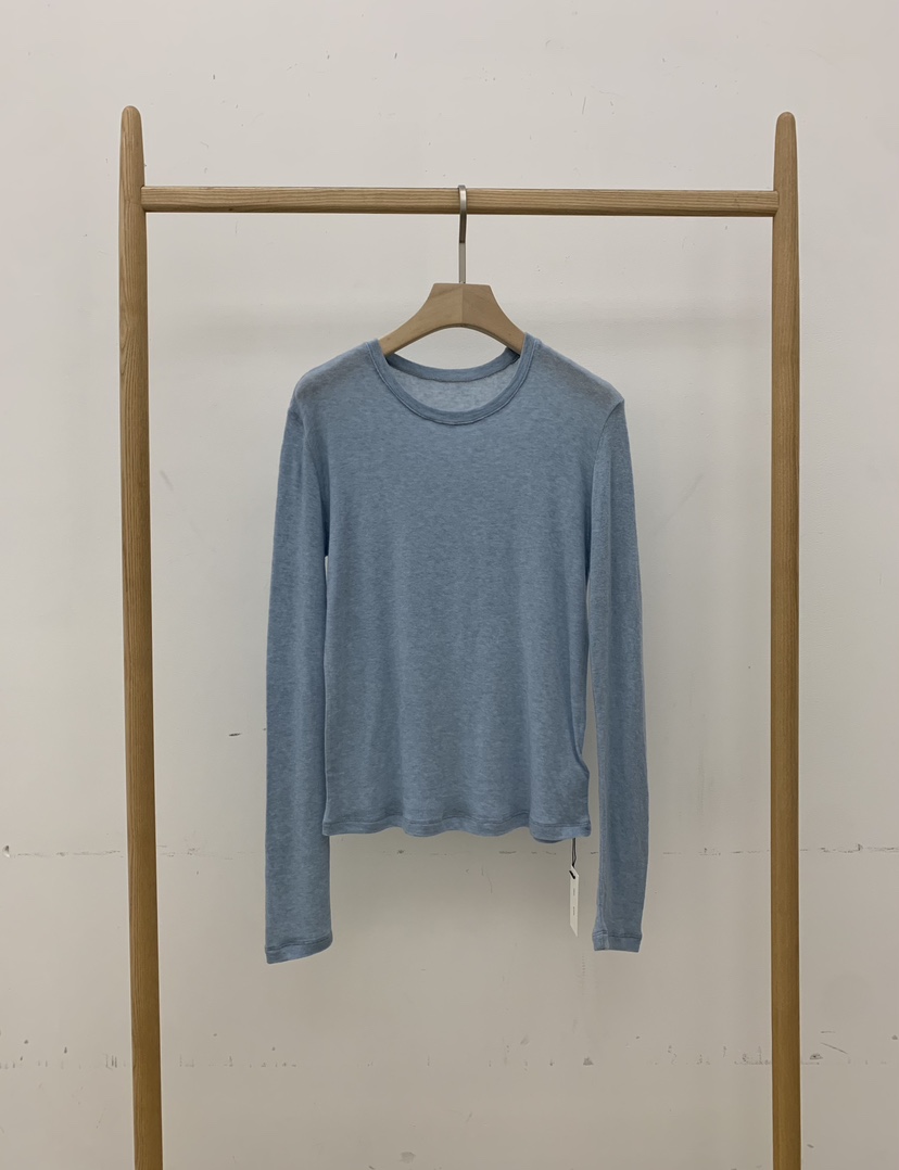 B_GARDER東大門㊣直郵女裝新款休閑熱賣職業人氣長袖T恤絲綢B.GARDER長袖T恤圖色3