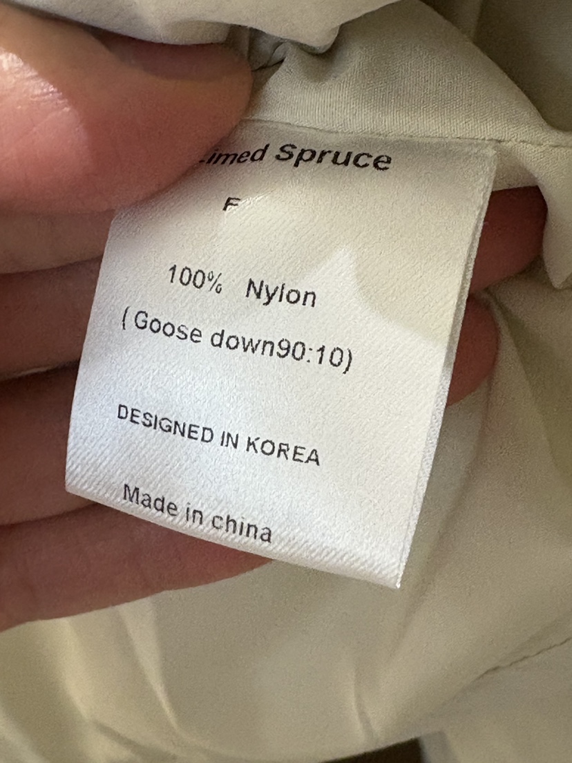 LIMED SPRUCE東大門㊣直郵女裝新品休閑25秋冬短款羽絨服絨LIMED SPRUCE短款羽絨服