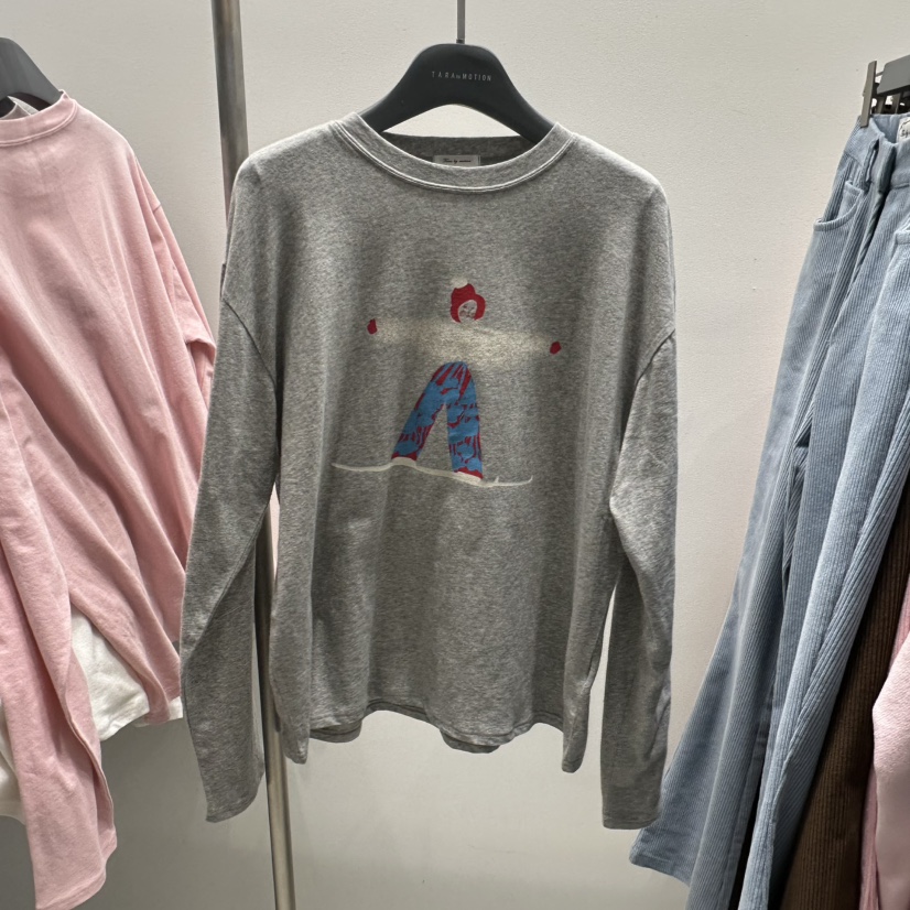 TARABY MOTION東大門㊣代購女裝新款真品職業推薦25秋冬長袖T恤TARABY MOTION長袖T恤圖色3