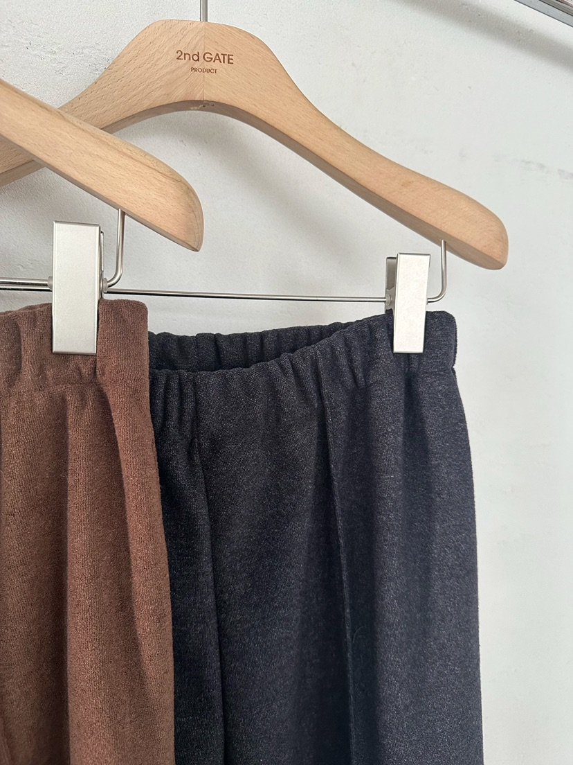 2ND GATE東大門㊣直郵女裝新品人氣時尚真品休閑褲天鵝絨羊毛2ND GATE休閑褲