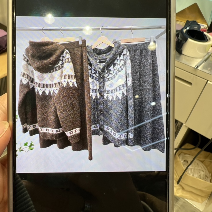 HOT PLACE東大門㊣實拍女士新品時尚真品休閑套裝套裝開衫HOT PLACE_ISSUE/DREAM GIRIS套裝