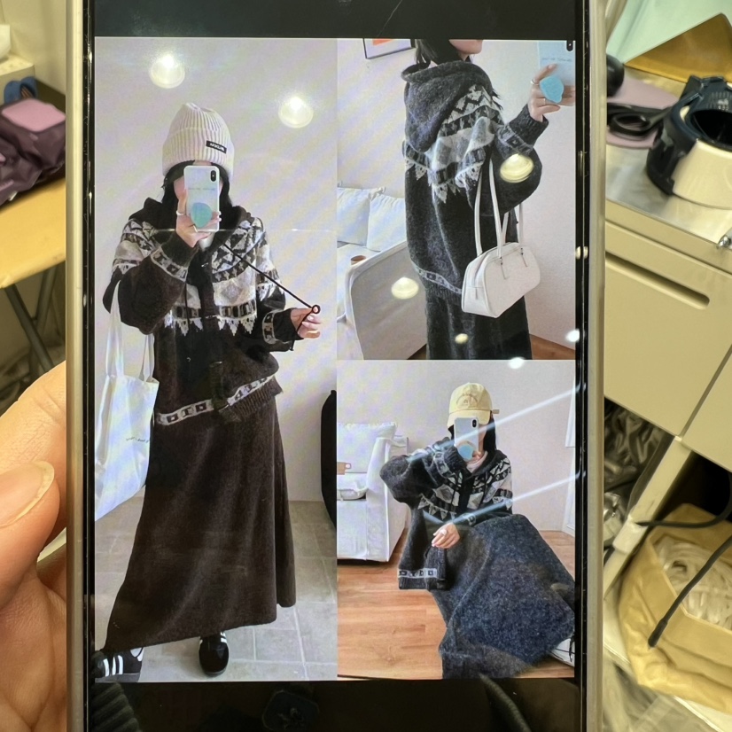 HOT PLACE東大門㊣實拍女士新品時尚真品休閑套裝套裝開衫HOT PLACE_ISSUE/DREAM GIRIS套裝