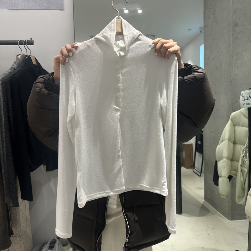 MOMENT東大門㊣代購女裝新品25秋冬休閑人氣熱賣職業長袖T恤MOMENT/RECOVER長袖T恤