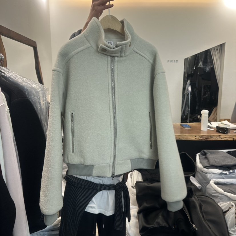 FRIC韓國代購㊣女士新品休閑熱賣時尚25秋冬人氣職業推薦夾克FRIC夾克圖色1米色