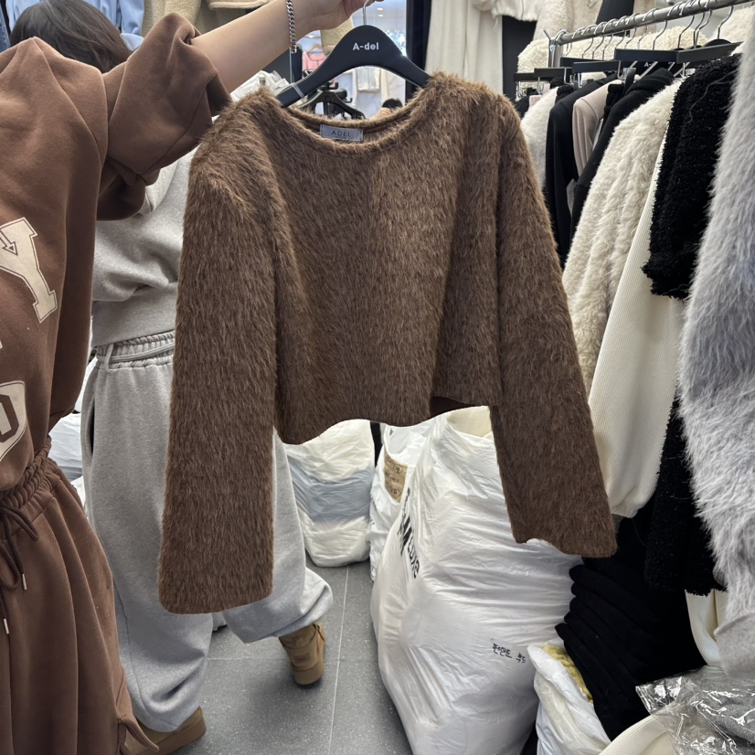 A-DEL東大門㊣實拍女裝新品職業熱賣推薦25秋冬人氣長袖T恤A-DEL長袖T恤圖色1