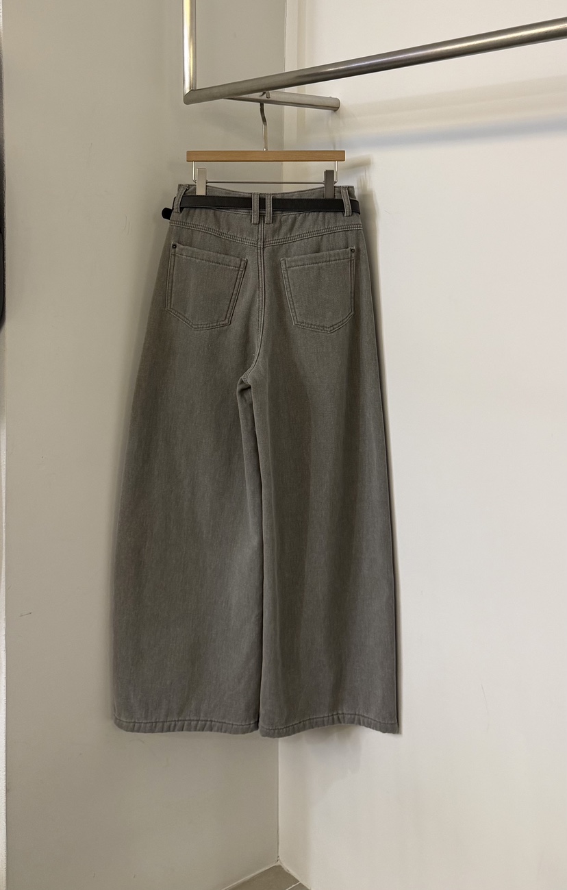 TWENTY FOUR SEVEN24-7韓國直郵㊣女士新品休閑休閑褲含腰帶TEWNTY FOUR SEVEN24-7休閑褲