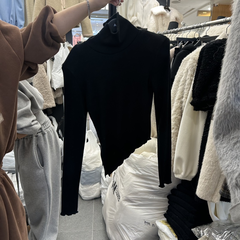 A-DEL東大門㊣代購女士新品休閑職業熱賣人氣推薦25秋冬長袖T恤A-DEL長袖T恤圖色4