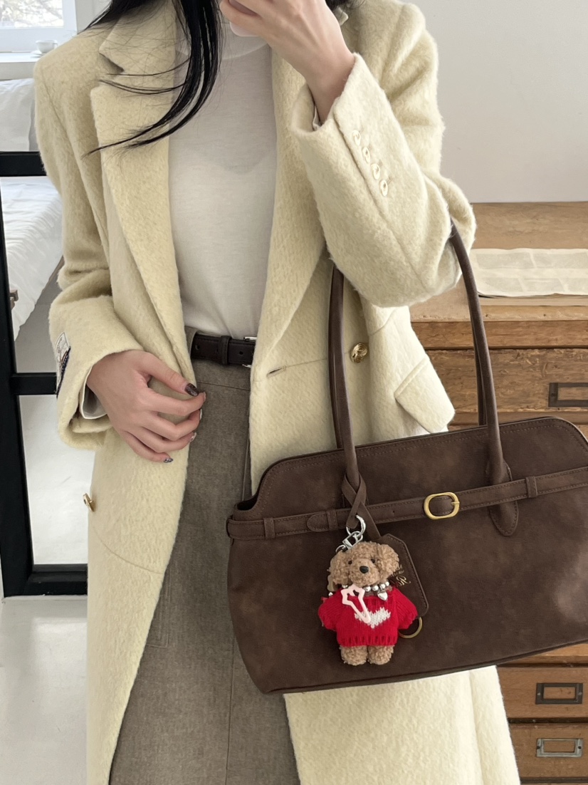 BOHEME韓國直郵㊣女裝新款時尚休閑推薦人氣真品中長款大衣BOHEME中長款大衣