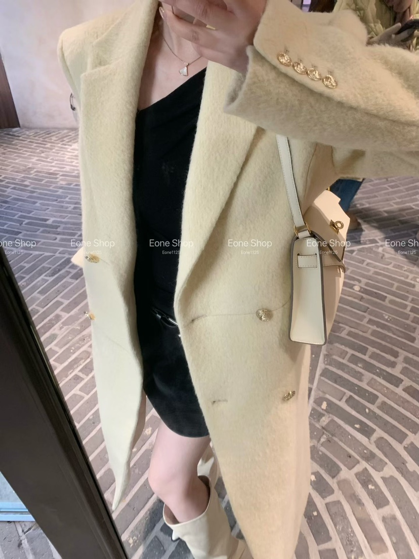 BOHEME韓國直郵㊣女裝新款時尚休閑推薦人氣真品中長款大衣BOHEME中長款大衣