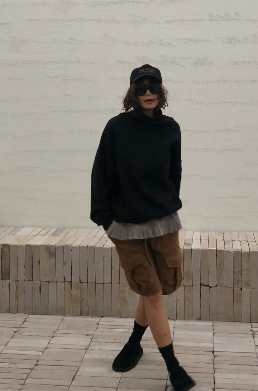 PARIS MATCH東大門㊣代購女士新品時尚休閑25秋冬推薦短褲PARIS MATCH短褲