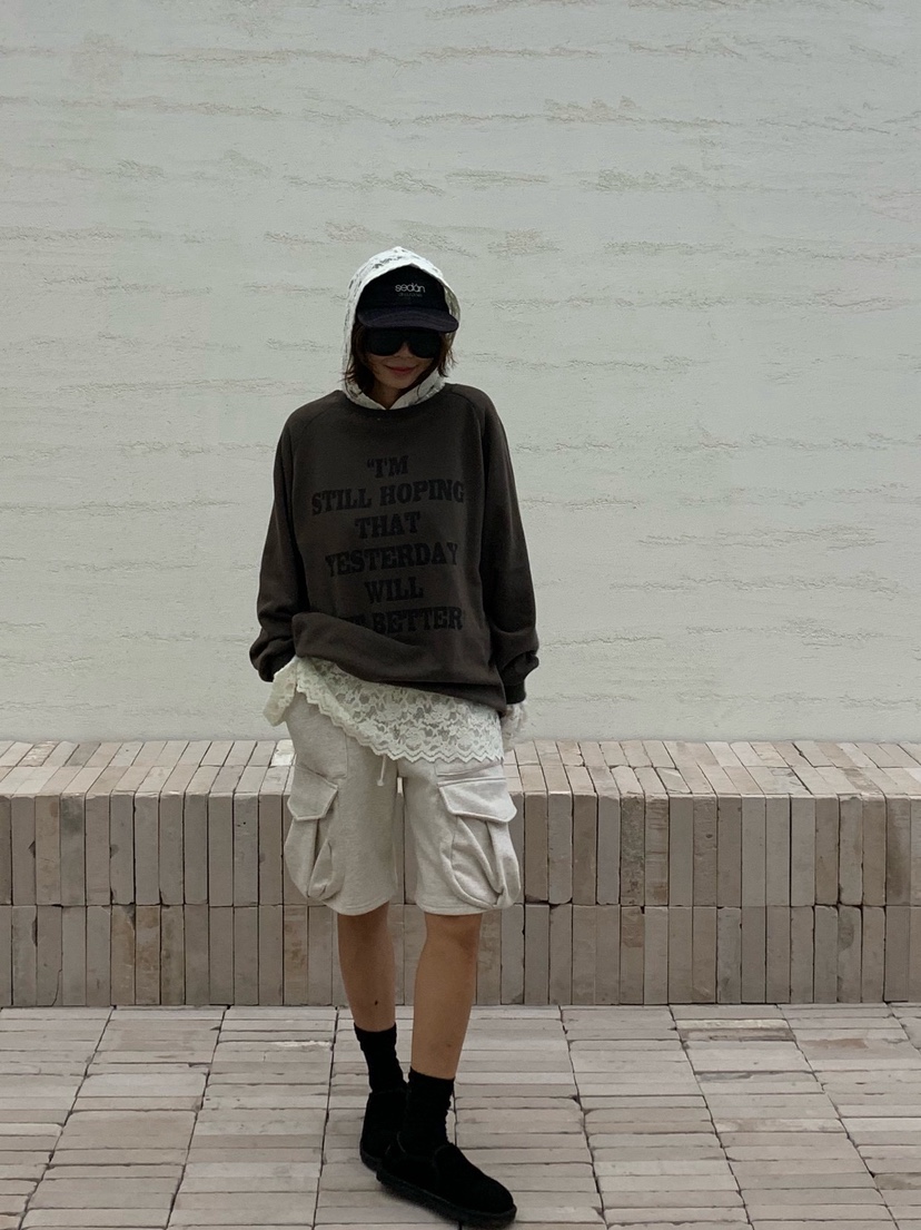 PARIS MATCH東大門㊣代購女士新品時尚休閑25秋冬推薦短褲PARIS MATCH短褲