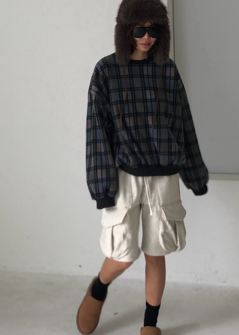 PARIS MATCH東大門㊣代購女士新品時尚休閑25秋冬推薦短褲PARIS MATCH短褲