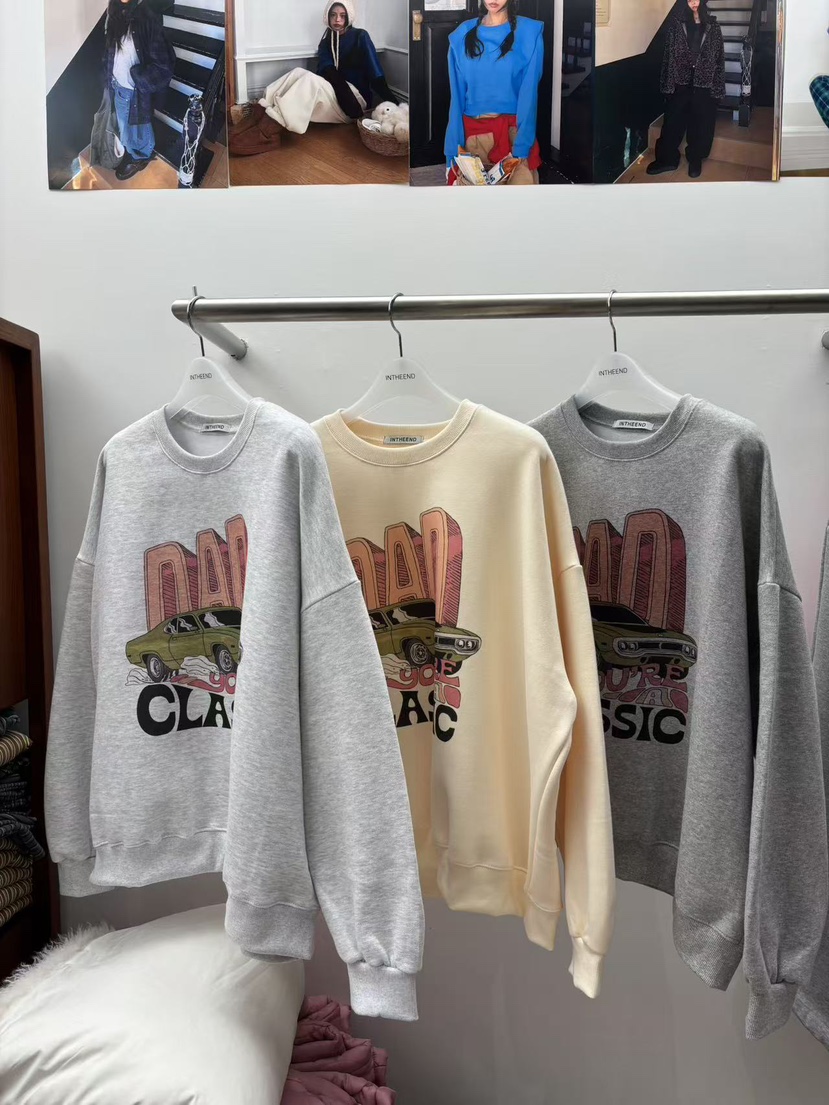 INTHEEND東大門㊣直郵女裝新款熱賣人氣休閑職業時尚真品衛衣INTHEEND衛衣