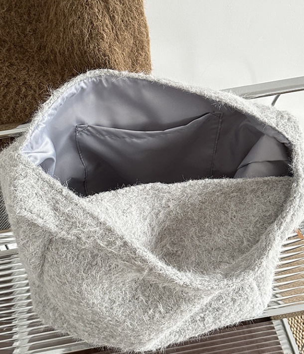 POSH BLUE韓國代購㊣女士新品推薦真品職業單肩斜跨包抓絨POSH BLUE單肩/斜跨包