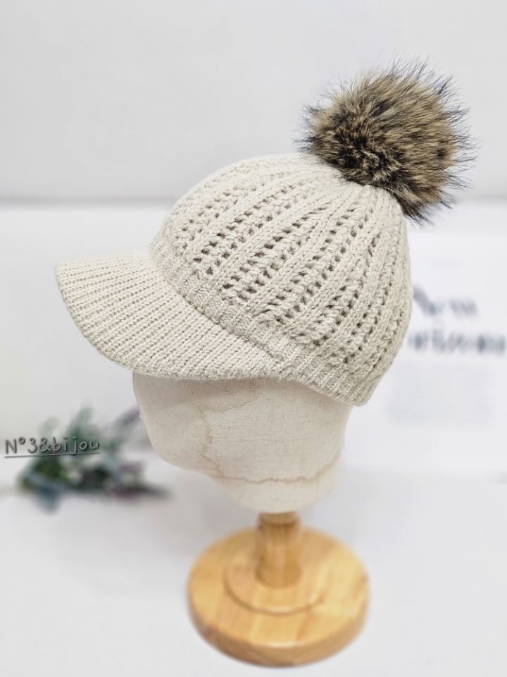 N3韓國直郵㊣女裝新品真品25秋冬休閑熱賣職業人氣帽子浣熊N3帽子圖色3