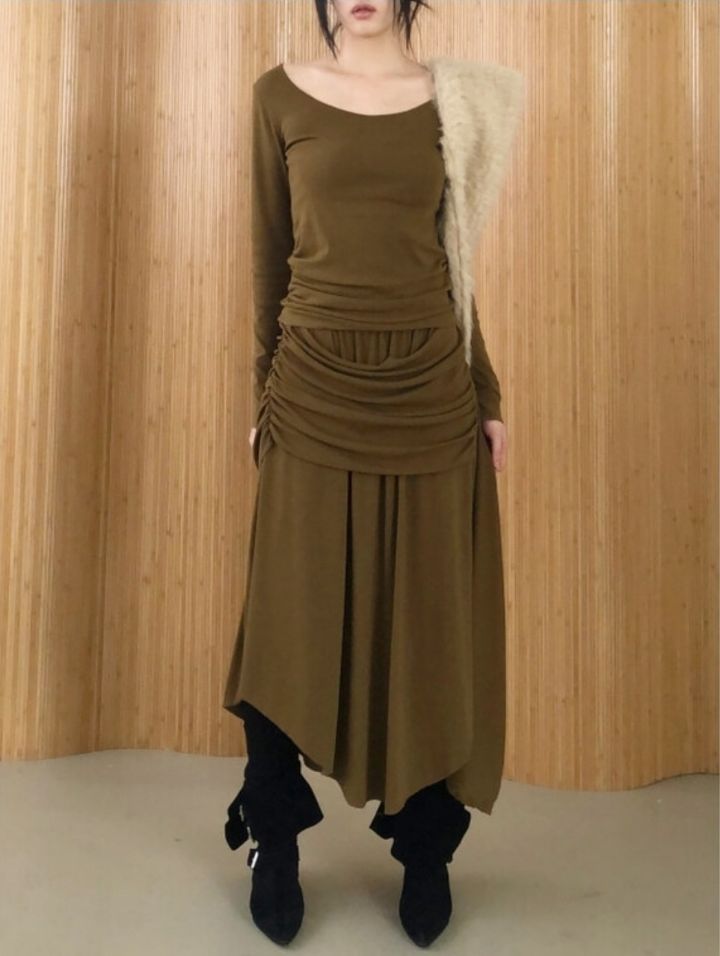 LIVE FOREVER韓國代購㊣女士新款職業人氣熱賣推薦25秋冬套裝LIVE FOR_EVER套裝圖色2