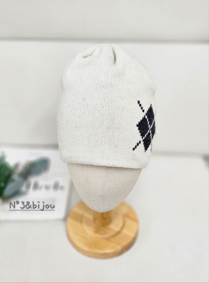 N3東大門㊣代購女裝新品時尚人氣職業熱賣25秋冬帽子羊毛格紋N3帽子