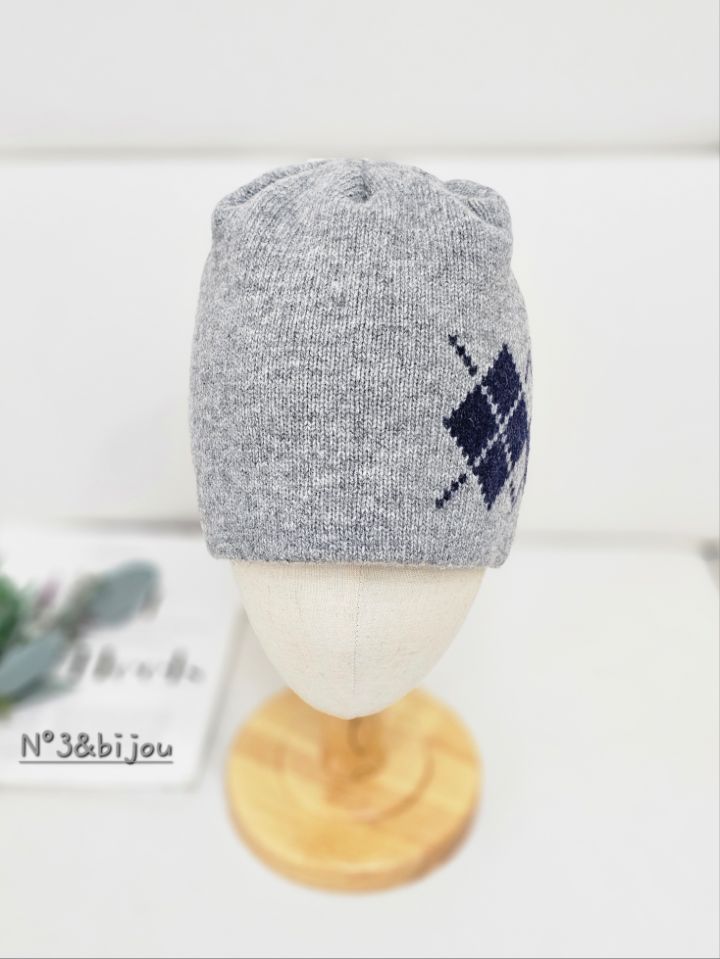 N3東大門㊣代購女裝新品時尚人氣職業熱賣25秋冬帽子羊毛格紋N3帽子