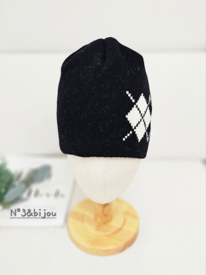 N3東大門㊣代購女裝新品時尚人氣職業熱賣25秋冬帽子羊毛格紋N3帽子