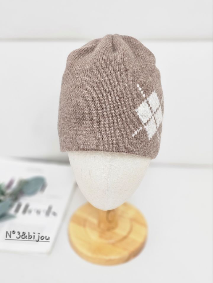 N3東大門㊣代購女裝新品時尚人氣職業熱賣25秋冬帽子羊毛格紋N3帽子