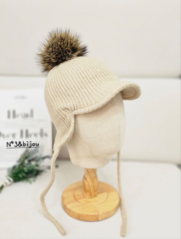 N3東大門㊣代購女裝新款25秋冬時尚職業推薦人氣熱賣帽子浣熊N3帽子圖色3