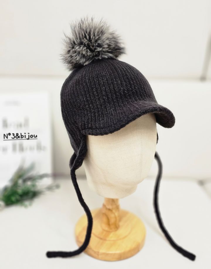 N3東大門㊣代購女裝新款25秋冬時尚職業推薦人氣熱賣帽子浣熊N3帽子圖色4