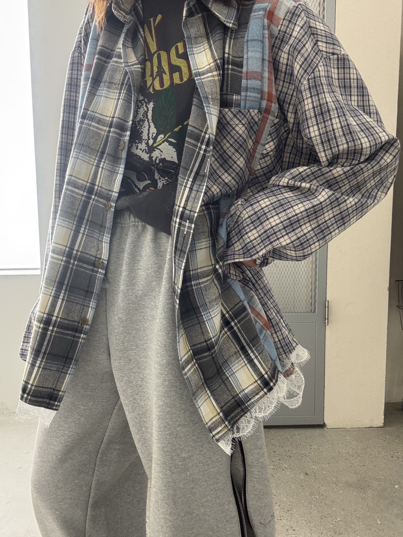 FRANC—L東大門㊣代購女士新款熱賣職業25秋冬休閑襯衫蕾絲衫FRANC襯衫/蕾絲衫圖色2