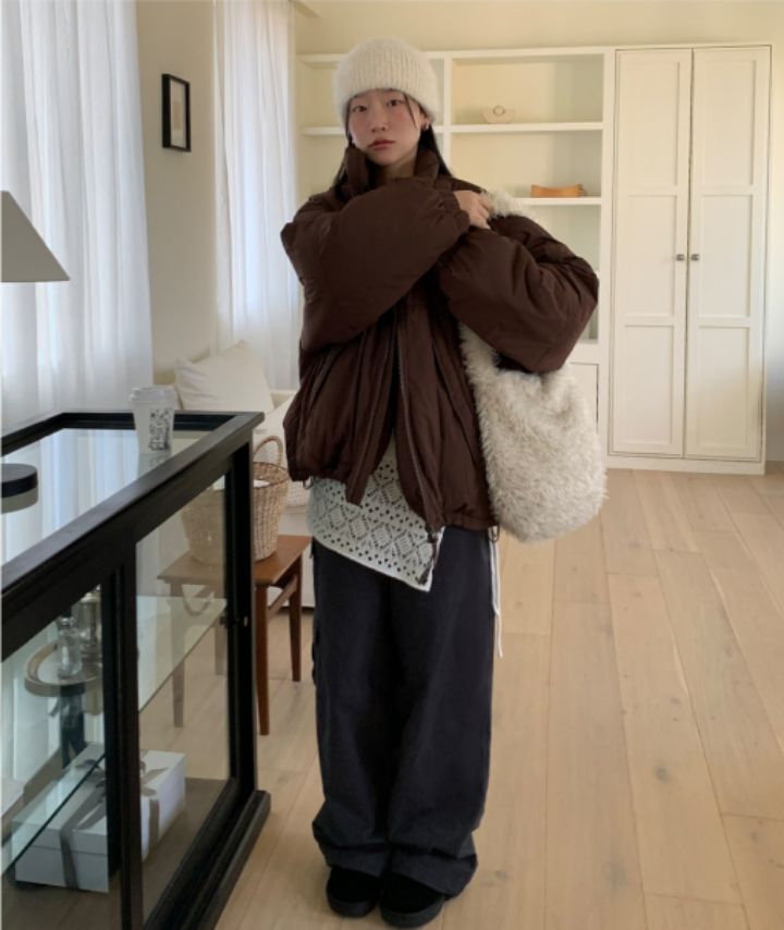 LIVE FOREVER東大門㊣直郵女裝新款職業推薦25秋冬短裙花朵LIVE FOR_EVER短裙