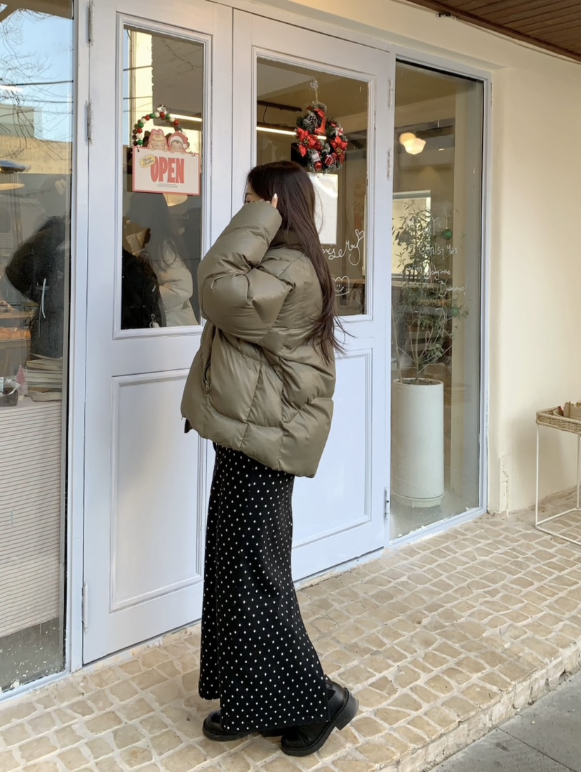 EOMPIT東大門㊣直郵女裝新款25秋冬推薦時尚職業休閑人氣長裙EOMPIT長裙