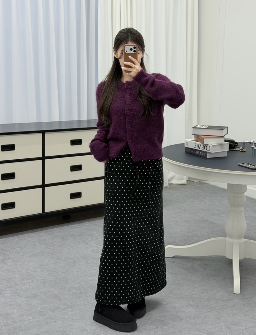 EOMPIT東大門㊣直郵女裝新款25秋冬推薦時尚職業休閑人氣長裙EOMPIT長裙