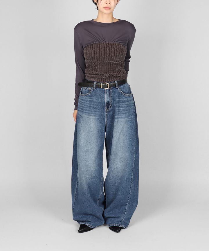 LIVE FOREVER東大門㊣直郵女士新品時尚職業25秋冬長袖T恤LIVE FOR_EVER長袖T恤