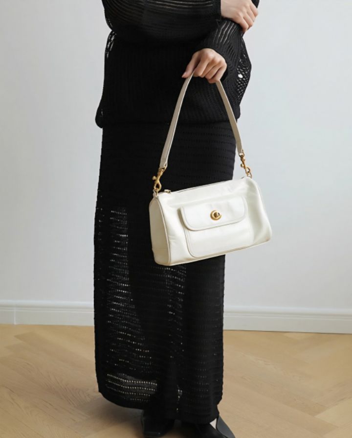 TROUVAILLE東大門㊣實拍女裝新品熱賣真品推薦單肩斜跨包牛皮TROUVAILLE單肩/斜跨包