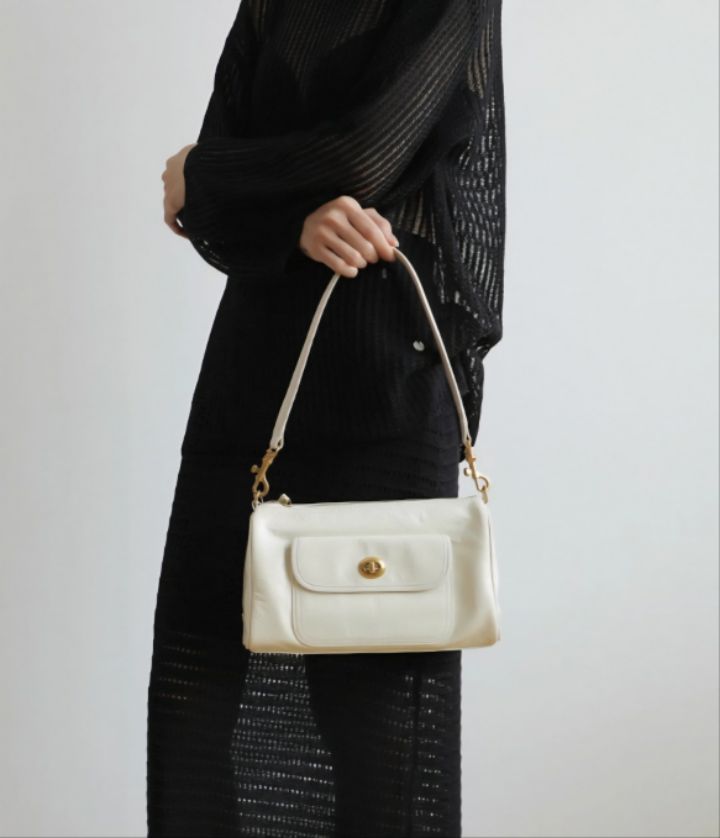 TROUVAILLE東大門㊣實拍女裝新品熱賣真品推薦單肩斜跨包牛皮TROUVAILLE單肩/斜跨包